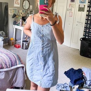 super cute jean dress